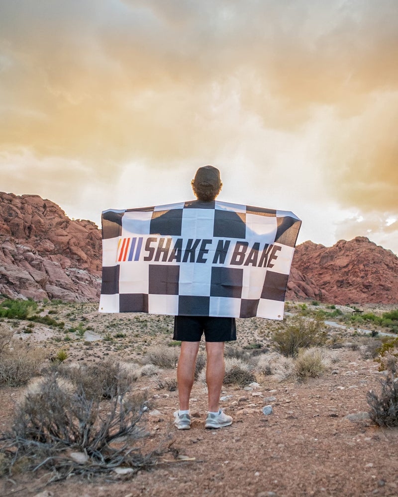 Banger Flags Banger - Ricky Bobby Talladega Nights Shake N Bake Motivational Inspirational Office Gym Dorm Wall Decor Design on a 3X5 Feet Flag with 4 Grommets for Easy Hanging. Authentic BANGER FLAG - Image 3